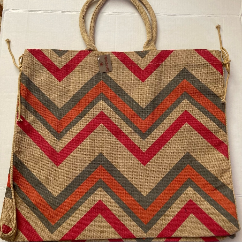 The Royal Standard XL 22" jute Shopper Beach Travel  grocery  Bag